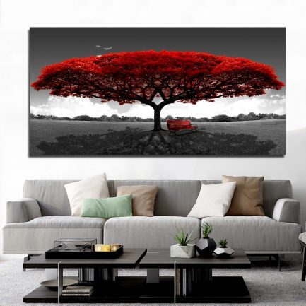 אומנות מודרנית, תמונת קיר – העץ האדום