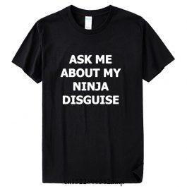 חולצה בהדפס מצחיק – נינגה בשניה