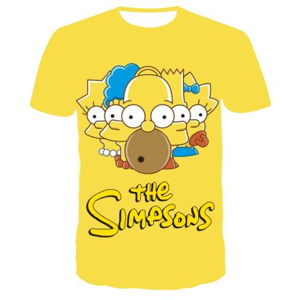 משפחת סימפסון האגדית במגוון חולצות הומוריסטיות - 2