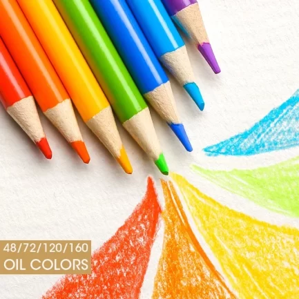 סט עפרונות צבעוני מקצועי סוג מים או שמן לבחירה. מתאים לציירים וכולי.